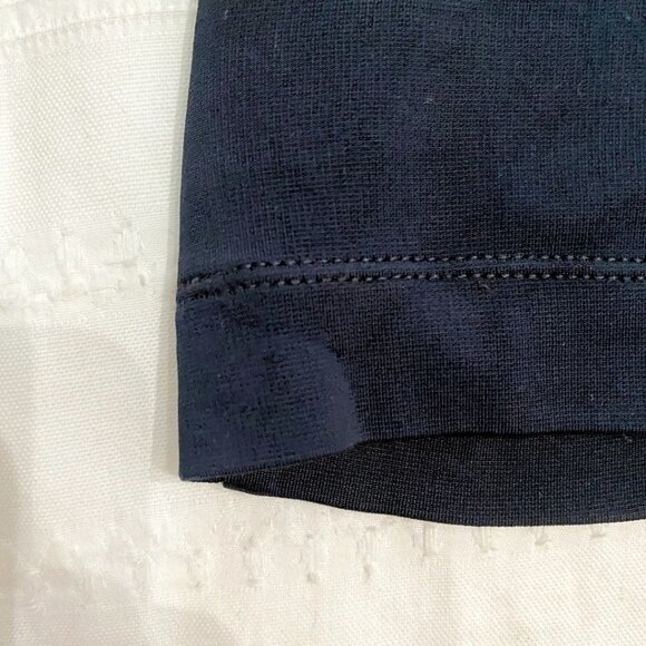 SHAN BLACK DOLMAN ASYMMETRICAL SLEEVES SLIP MIDI DRESS - 12 - Picture 8 of 9